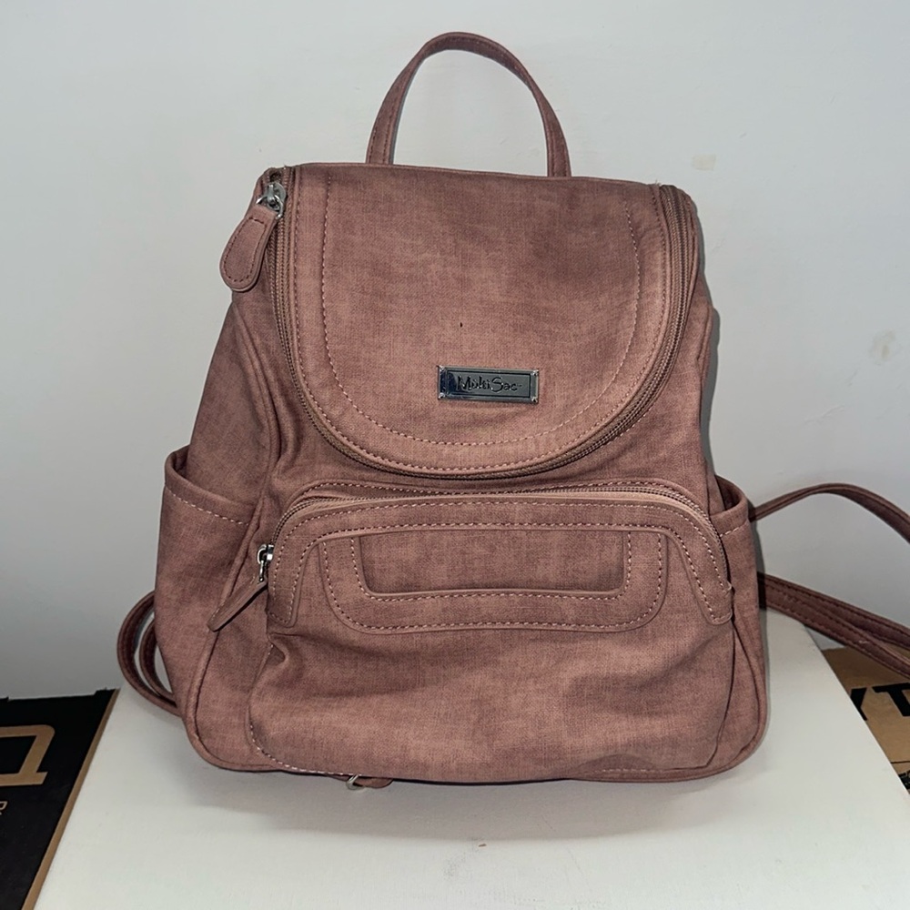 Pink book bag